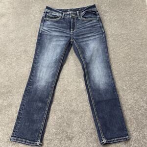 BKE Alec Bootcut Jeans Mens 32x30 Stretch Denim Medium Wash Buckle Everyday Blue